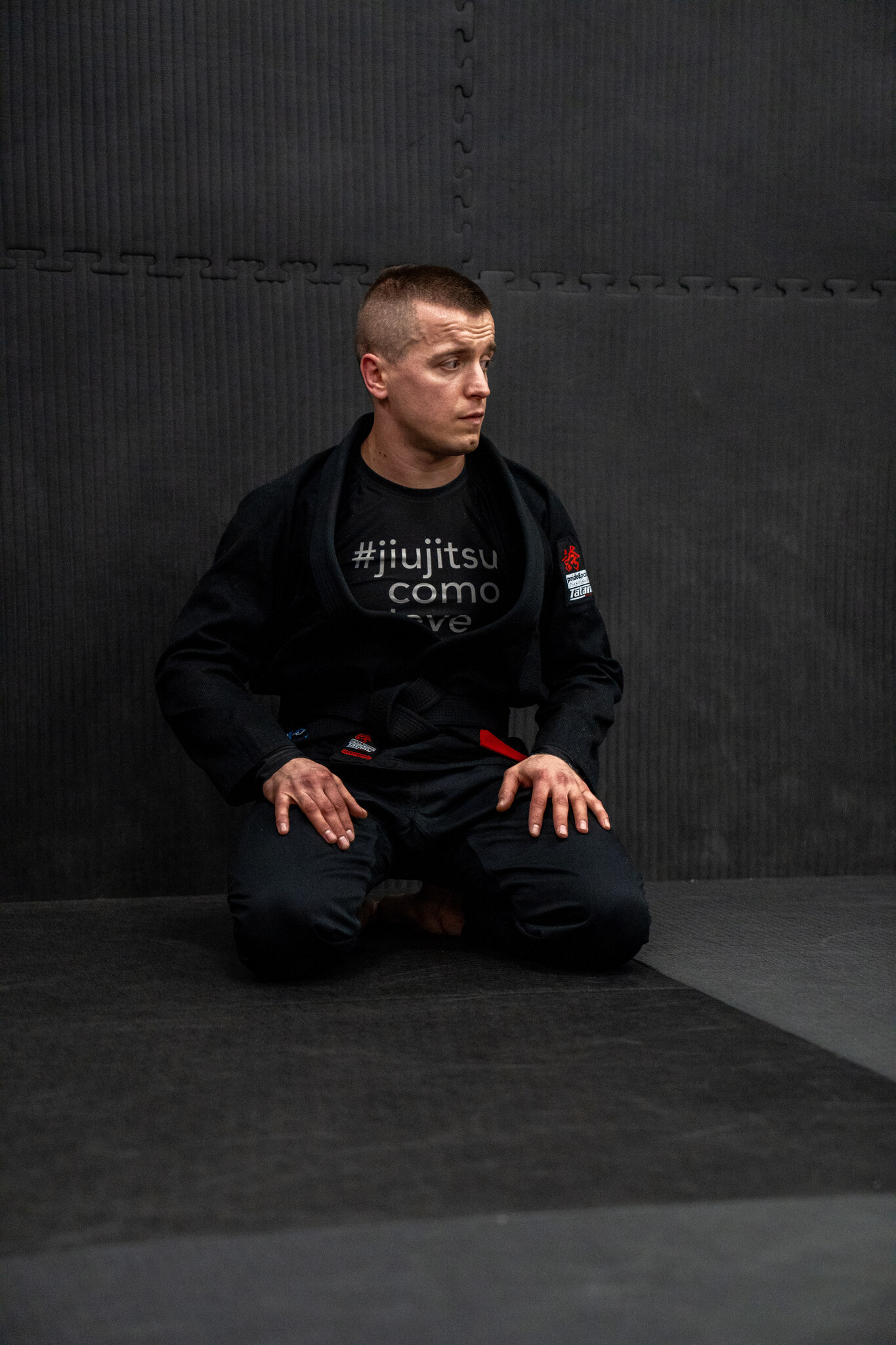 BJJ Zduńska Wola zawodnik na macie